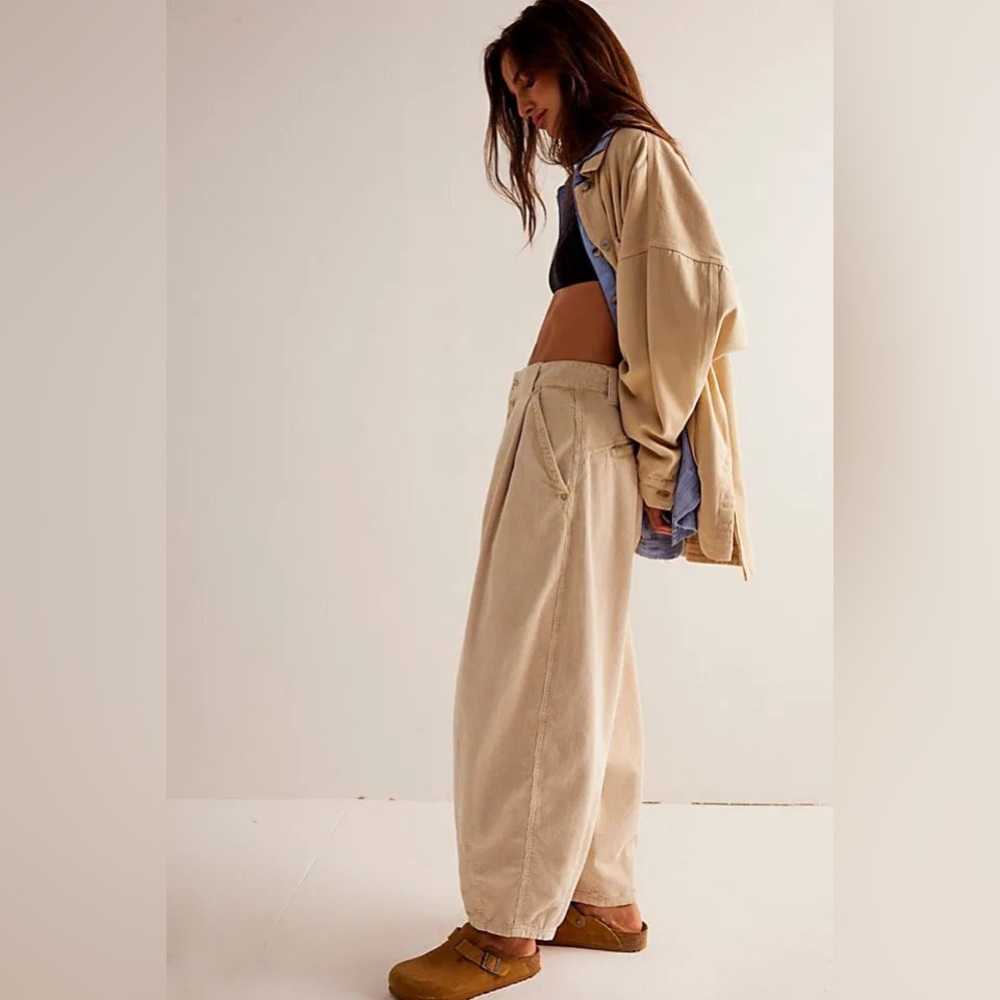 We The Free Linden Cord Balloon Jeans